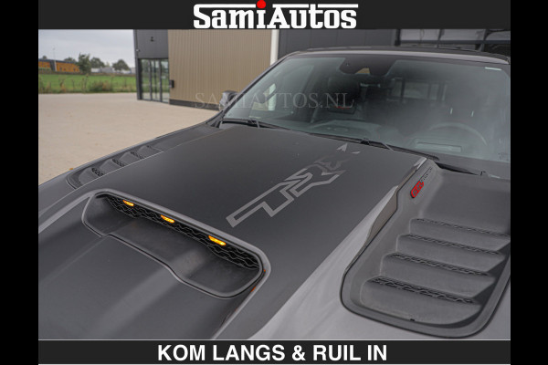 Dodge Ram TRX HELLCAT 712 PK 6.2 V8 SUPERCHARGER | BLACK EDITION | BOM VOL | GRANITE MET ZWART LEDER RODE STIKSELS | CREW CAB DUBBELE CABINE DC | 5 PERSOONS GRIJS KENTEKEN |