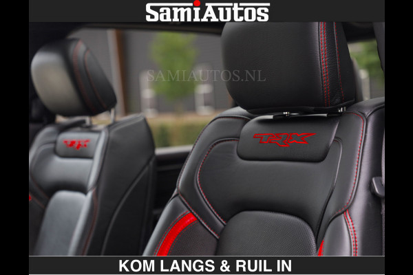Dodge Ram TRX HELLCAT 712 PK 6.2 V8 SUPERCHARGER | BLACK EDITION | BOM VOL | GRANITE MET ZWART LEDER RODE STIKSELS | CREW CAB DUBBELE CABINE DC | 5 PERSOONS GRIJS KENTEKEN |