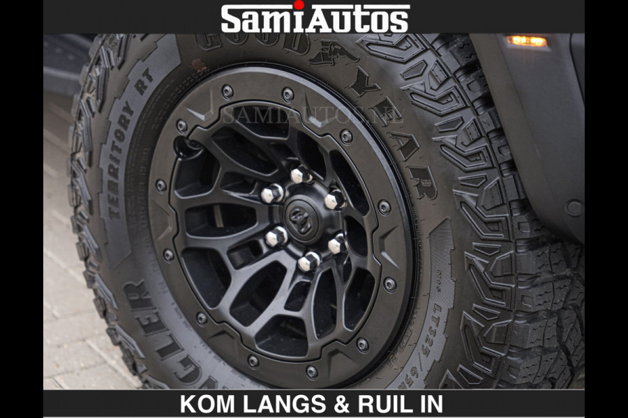 Dodge Ram TRX HELLCAT 712 PK 6.2 V8 SUPERCHARGER | BLACK EDITION | BOM VOL | GRANITE MET ZWART LEDER RODE STIKSELS | CREW CAB DUBBELE CABINE DC | 5 PERSOONS GRIJS KENTEKEN |