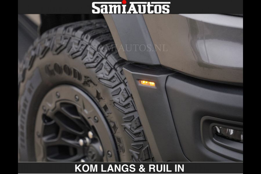Dodge Ram TRX HELLCAT 712 PK 6.2 V8 SUPERCHARGER | BLACK EDITION | BOM VOL | GRANITE MET ZWART LEDER RODE STIKSELS | CREW CAB DUBBELE CABINE DC | 5 PERSOONS GRIJS KENTEKEN |