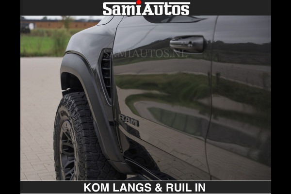 Dodge Ram TRX HELLCAT 712 PK 6.2 V8 SUPERCHARGER | BLACK EDITION | BOM VOL | GRANITE MET ZWART LEDER RODE STIKSELS | CREW CAB DUBBELE CABINE DC | 5 PERSOONS GRIJS KENTEKEN |