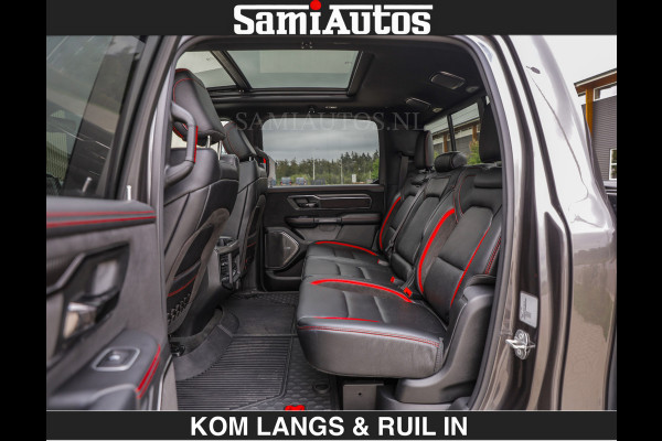 Dodge Ram TRX HELLCAT 712 PK 6.2 V8 SUPERCHARGER | BLACK EDITION | BOM VOL | GRANITE MET ZWART LEDER RODE STIKSELS | CREW CAB DUBBELE CABINE DC | 5 PERSOONS GRIJS KENTEKEN |