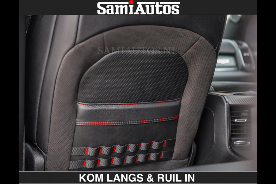 Dodge Ram TRX HELLCAT 712 PK 6.2 V8 SUPERCHARGER | BLACK EDITION | BOM VOL | GRANITE MET ZWART LEDER RODE STIKSELS | CREW CAB DUBBELE CABINE DC | 5 PERSOONS GRIJS KENTEKEN |