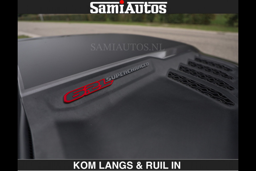 Dodge Ram TRX HELLCAT 712 PK 6.2 V8 SUPERCHARGER | BLACK EDITION | BOM VOL | GRANITE MET ZWART LEDER RODE STIKSELS | CREW CAB DUBBELE CABINE DC | 5 PERSOONS GRIJS KENTEKEN |