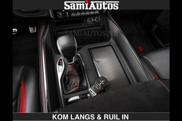Dodge Ram TRX HELLCAT 712 PK 6.2 V8 SUPERCHARGER | BLACK EDITION | BOM VOL | GRANITE MET ZWART LEDER RODE STIKSELS | CREW CAB DUBBELE CABINE DC | 5 PERSOONS GRIJS KENTEKEN |