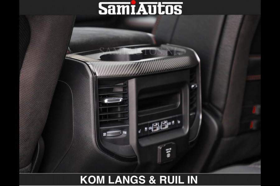 Dodge Ram TRX HELLCAT 712 PK 6.2 V8 SUPERCHARGER | BLACK EDITION | BOM VOL | GRANITE MET ZWART LEDER RODE STIKSELS | CREW CAB DUBBELE CABINE DC | 5 PERSOONS GRIJS KENTEKEN |