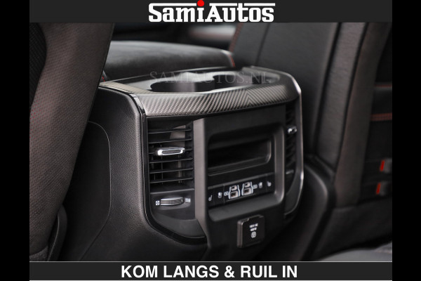 Dodge Ram TRX HELLCAT 712 PK 6.2 V8 SUPERCHARGER | BLACK EDITION | BOM VOL | GRANITE MET ZWART LEDER RODE STIKSELS | CREW CAB DUBBELE CABINE DC | 5 PERSOONS GRIJS KENTEKEN |