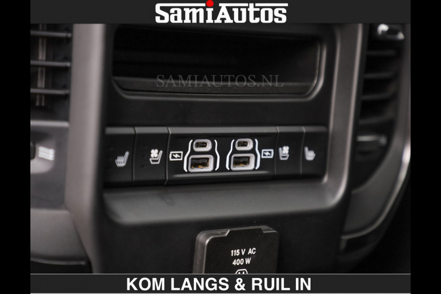 Dodge Ram TRX HELLCAT 712 PK 6.2 V8 SUPERCHARGER | BLACK EDITION | BOM VOL | GRANITE MET ZWART LEDER RODE STIKSELS | CREW CAB DUBBELE CABINE DC | 5 PERSOONS GRIJS KENTEKEN |