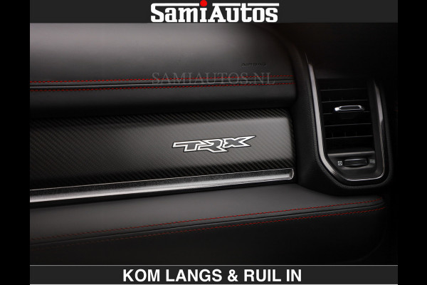 Dodge Ram TRX HELLCAT 712 PK 6.2 V8 SUPERCHARGER | BLACK EDITION | BOM VOL | GRANITE MET ZWART LEDER RODE STIKSELS | CREW CAB DUBBELE CABINE DC | 5 PERSOONS GRIJS KENTEKEN |