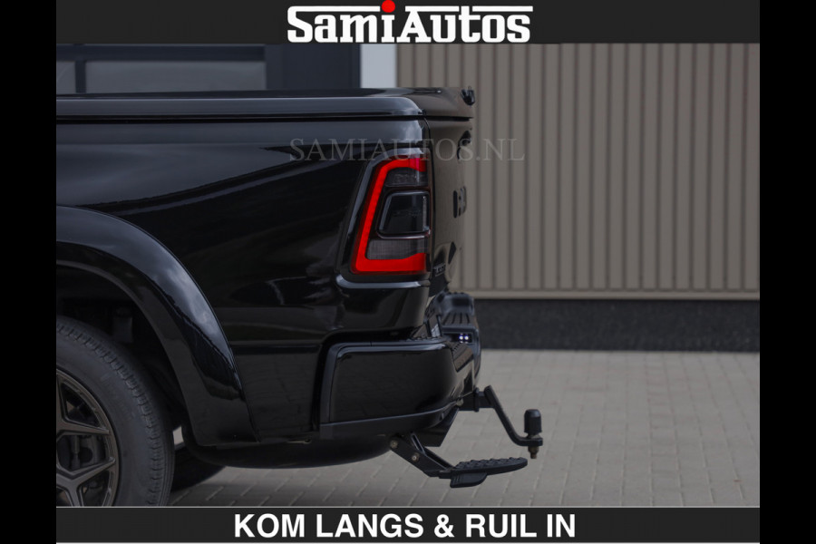 Dodge Ram BLACK OPS | 5.7 V8 HEMI | WIDEBODY HULK | OPEN UITLAAT KLEP | ZEER DIK | DUBBELE CABINE | DC | 5 PERSOONS | GRIJS KENETEKEN | EXTRA BREDE WIELEN IN HET BRONS | MEGA DIK | 3500KG TREKVERMOGEN |
