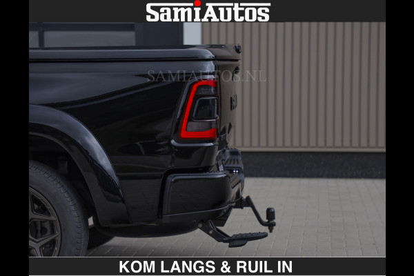 Dodge Ram BLACK OPS | 5.7 V8 HEMI | WIDEBODY HULK | OPEN UITLAAT KLEP | ZEER DIK | DUBBELE CABINE | DC | 5 PERSOONS | GRIJS KENETEKEN | EXTRA BREDE WIELEN IN HET BRONS | MEGA DIK | 3500KG TREKVERMOGEN |