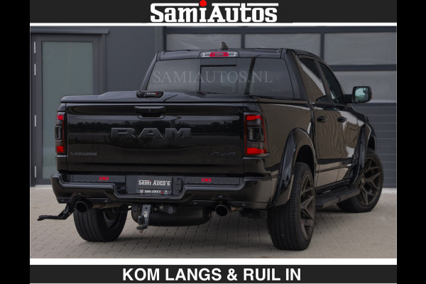 Dodge Ram BLACK OPS | 5.7 V8 HEMI | WIDEBODY HULK | OPEN UITLAAT KLEP | ZEER DIK | DUBBELE CABINE | DC | 5 PERSOONS | GRIJS KENETEKEN | EXTRA BREDE WIELEN IN HET BRONS | MEGA DIK | 3500KG TREKVERMOGEN |