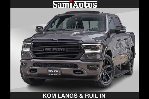 Dodge Ram SPORT 5.7 V8 HEMI | €54950,- excl | LUCHTVERING | 2023 | PANODAK | GROOTSCHERM | DC | TOP KLEUR GRANITE | CREW CAB | DUBBELE CABINE | 5 PERSOONS |