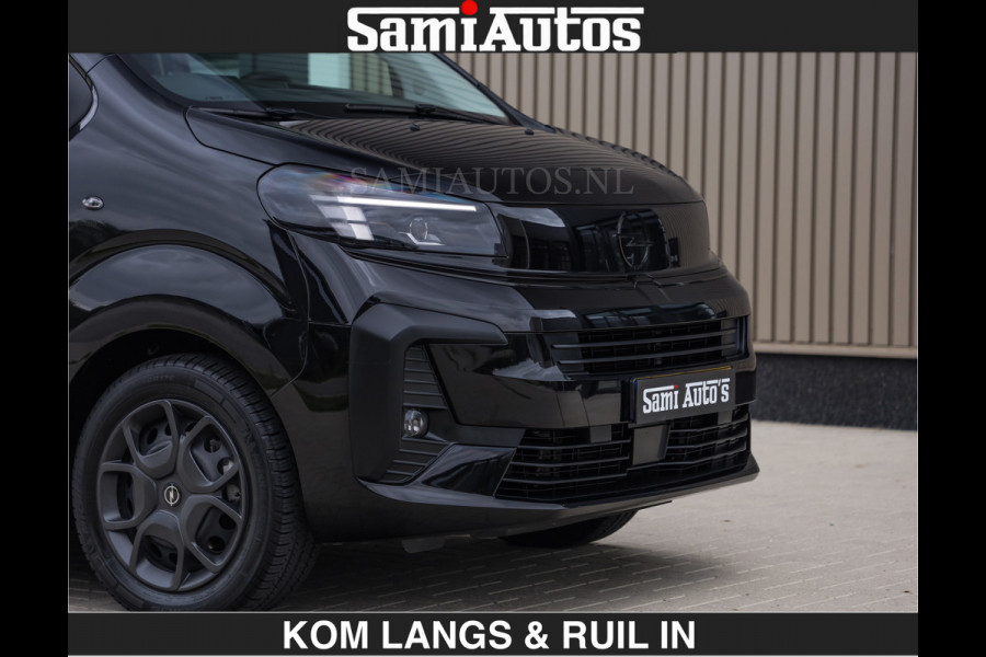 Opel Vivaro BLACK OPS | GEHEEL COMPLEET | €27950,- excl HOUTEN VLOER EN WANDEN 3 PERSSONS | 2 DELIG ACHTER DEUREN | LADE SCHUIF BAK | 2.0D 1 FULL LED | SCHUIF DEUR | GEHEEL ZWART | MOOIE STOERE BUS |