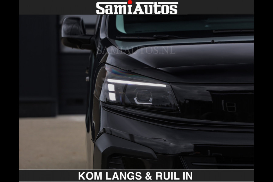 Opel Vivaro BLACK OPS | GEHEEL COMPLEET | €27950,- excl HOUTEN VLOER EN WANDEN 3 PERSSONS | 2 DELIG ACHTER DEUREN | LADE SCHUIF BAK | 2.0D 1 FULL LED | SCHUIF DEUR | GEHEEL ZWART | MOOIE STOERE BUS |