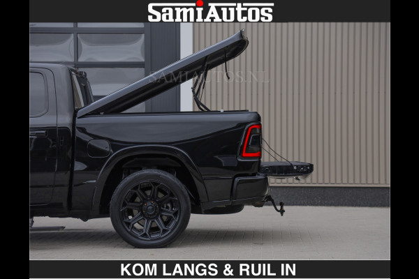 Dodge Ram BEAST | LIMITED 5.7 V8 HEMI | €69950,- excl | HUD | STRIPING | BREDE WIELEN | BLACK ON BLACK | LUCHTVERING | BOM VOL | DC | CREW CAB DUBBELE CABINE | 5 PERSOONS | GRIJSKENTEKEN |