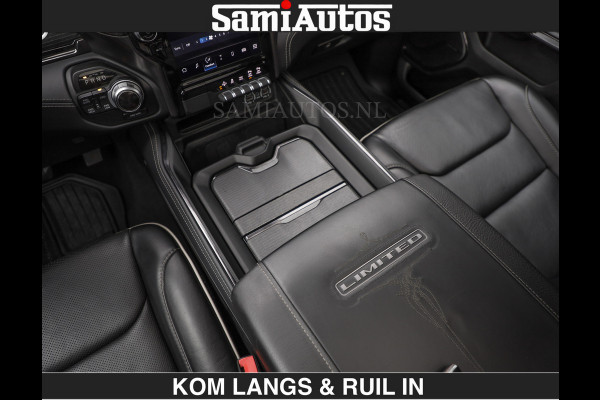 Dodge Ram BEAST | LIMITED 5.7 V8 HEMI | €69950,- excl | HUD | STRIPING | BREDE WIELEN | BLACK ON BLACK | LUCHTVERING | BOM VOL | DC | CREW CAB DUBBELE CABINE | 5 PERSOONS | GRIJSKENTEKEN |