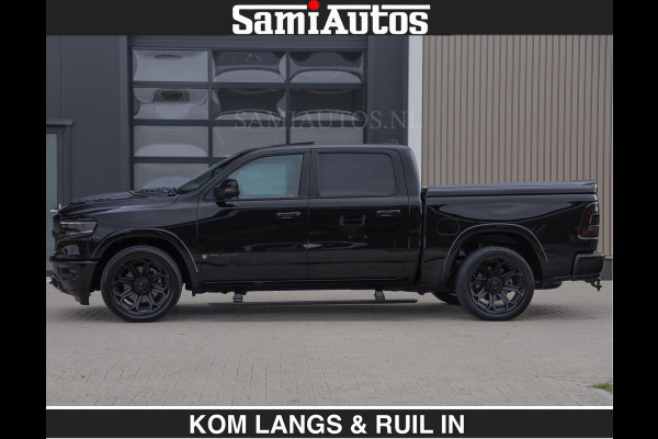 Dodge Ram BEAST | LIMITED 5.7 V8 HEMI | €69950,- excl | HUD | STRIPING | BREDE WIELEN | BLACK ON BLACK | LUCHTVERING | BOM VOL | DC | CREW CAB DUBBELE CABINE | 5 PERSOONS | GRIJSKENTEKEN |