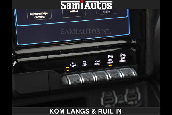 Dodge Ram BEAST | LIMITED 5.7 V8 HEMI | €69950,- excl | HUD | STRIPING | BREDE WIELEN | BLACK ON BLACK | LUCHTVERING | BOM VOL | DC | CREW CAB DUBBELE CABINE | 5 PERSOONS | GRIJSKENTEKEN |