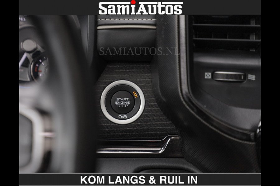 Dodge Ram BEAST | LIMITED 5.7 V8 HEMI | €69950,- excl | HUD | STRIPING | BREDE WIELEN | BLACK ON BLACK | LUCHTVERING | BOM VOL | DC | CREW CAB DUBBELE CABINE | 5 PERSOONS | GRIJSKENTEKEN |