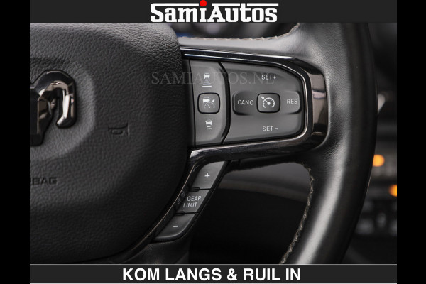 Dodge Ram BEAST | LIMITED 5.7 V8 HEMI | €69950,- excl | HUD | STRIPING | BREDE WIELEN | BLACK ON BLACK | LUCHTVERING | BOM VOL | DC | CREW CAB DUBBELE CABINE | 5 PERSOONS | GRIJSKENTEKEN |
