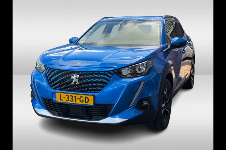 Peugeot e-2008 EV Allure Pack 50 kWh / SoH 91 % / Camera / Keyless / CarPlay / Half Leder / 17'' / Stoelverwarming / DAB / Cruise Control