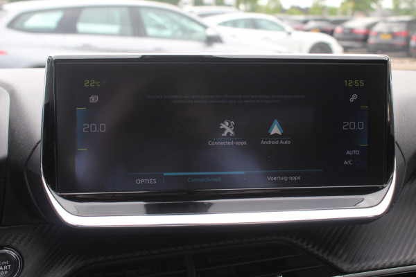Peugeot e-2008 EV Allure Pack 50 kWh / SoH 91 % / Camera / Keyless / CarPlay / Half Leder / 17'' / Stoelverwarming / DAB / Cruise Control