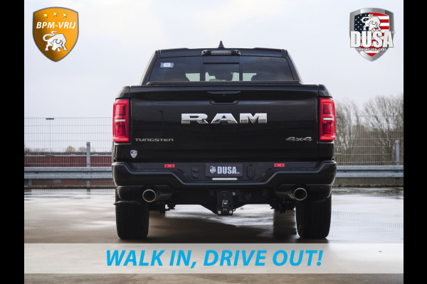 Dodge Ram | 1500 | Tungsten | 3.0L Twin-Turbo Hurricane | High Output | Crew Cab | 4X4 BPM-VRIJ | 14,4 Inch Touchscreen | Passenger-screen | klipsch Audio | Massage stoelen | Indigo Salt Interieur Prijs op aanvraag!