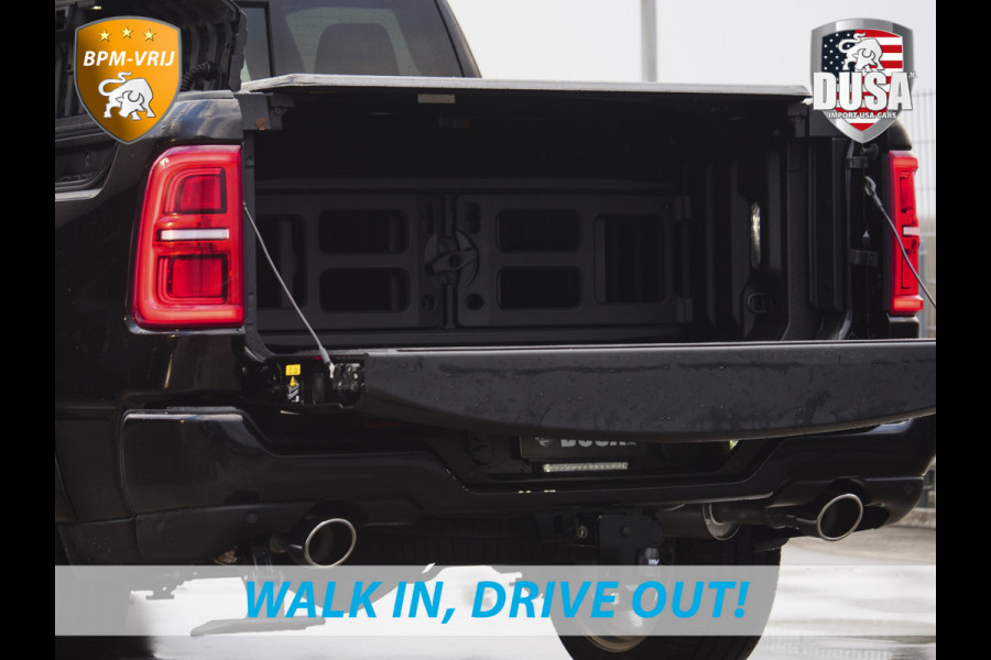 Dodge Ram | 1500 | Tungsten | 3.0L Twin-Turbo Hurricane | High Output | Crew Cab | 4X4 BPM-VRIJ | 14,4 Inch Touchscreen | Passenger-screen | klipsch Audio | Massage stoelen | Indigo Salt Interieur Prijs op aanvraag!