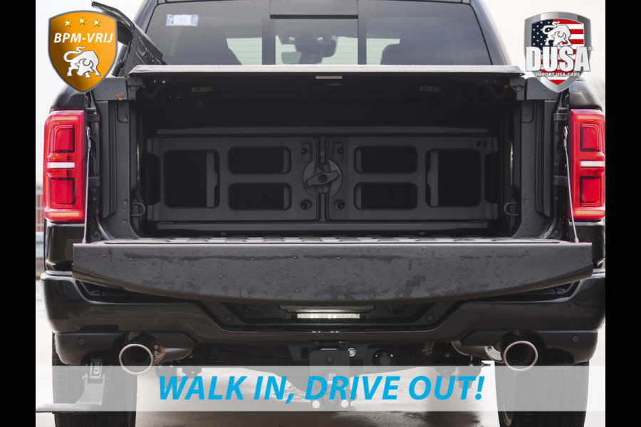 Dodge Ram | 1500 | Tungsten | 3.0L Twin-Turbo Hurricane | High Output | Crew Cab | 4X4 BPM-VRIJ | 14,4 Inch Touchscreen | Passenger-screen | klipsch Audio | Massage stoelen | Indigo Salt Interieur Prijs op aanvraag!