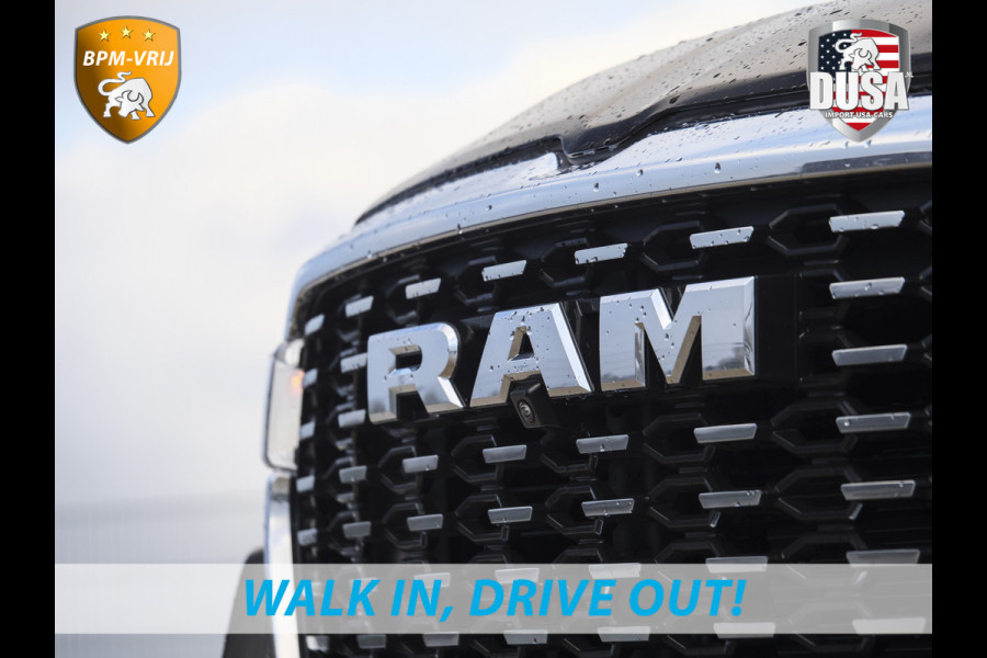 Dodge Ram | 1500 | Tungsten | 3.0L Twin-Turbo Hurricane | High Output | Crew Cab | 4X4 BPM-VRIJ | 14,4 Inch Touchscreen | Passenger-screen | klipsch Audio | Massage stoelen | Indigo Salt Interieur Prijs op aanvraag!