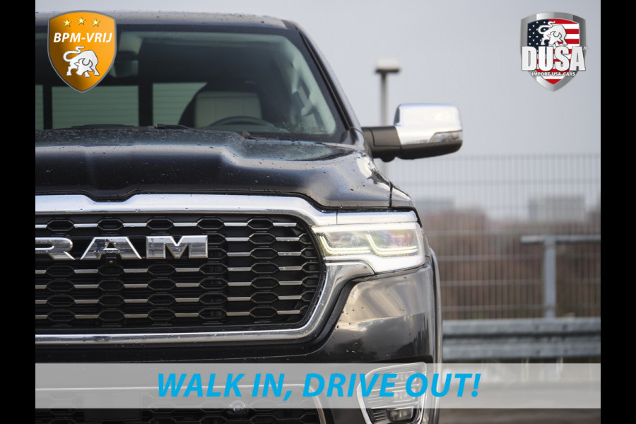 Dodge Ram | 1500 | Tungsten | 3.0L Twin-Turbo Hurricane | High Output | Crew Cab | 4X4 BPM-VRIJ | 14,4 Inch Touchscreen | Passenger-screen | klipsch Audio | Massage stoelen | Indigo Salt Interieur Prijs op aanvraag!