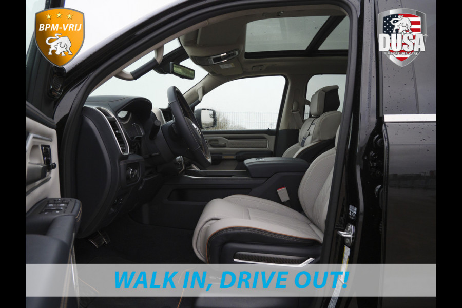 Dodge Ram | 1500 | Tungsten | 3.0L Twin-Turbo Hurricane | High Output | Crew Cab | 4X4 BPM-VRIJ | 14,4 Inch Touchscreen | Passenger-screen | klipsch Audio | Massage stoelen | Indigo Salt Interieur Prijs op aanvraag!