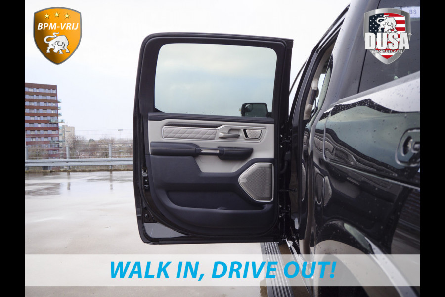 Dodge Ram | 1500 | Tungsten | 3.0L Twin-Turbo Hurricane | High Output | Crew Cab | 4X4 BPM-VRIJ | 14,4 Inch Touchscreen | Passenger-screen | klipsch Audio | Massage stoelen | Indigo Salt Interieur Prijs op aanvraag!