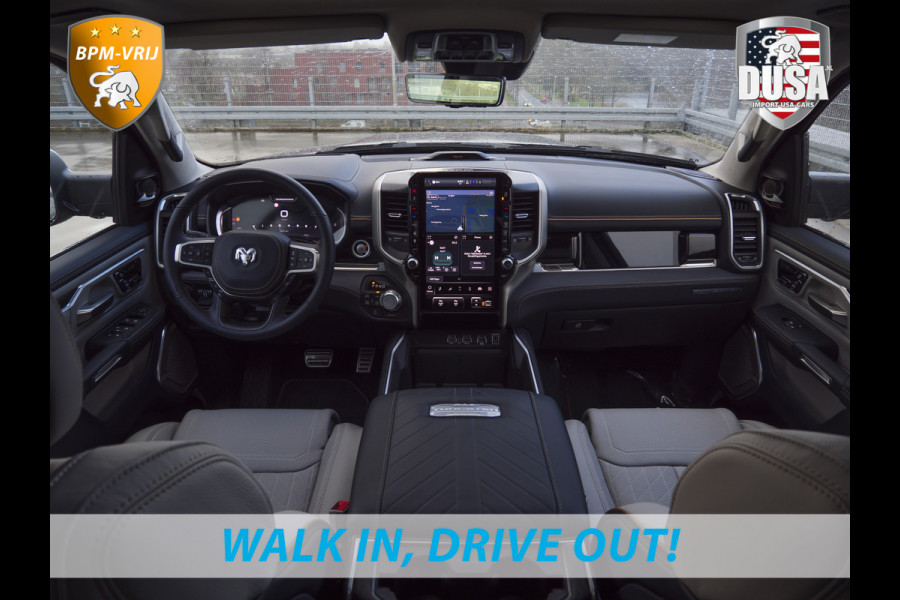 Dodge Ram | 1500 | Tungsten | 3.0L Twin-Turbo Hurricane | High Output | Crew Cab | 4X4 BPM-VRIJ | 14,4 Inch Touchscreen | Passenger-screen | klipsch Audio | Massage stoelen | Indigo Salt Interieur Prijs op aanvraag!