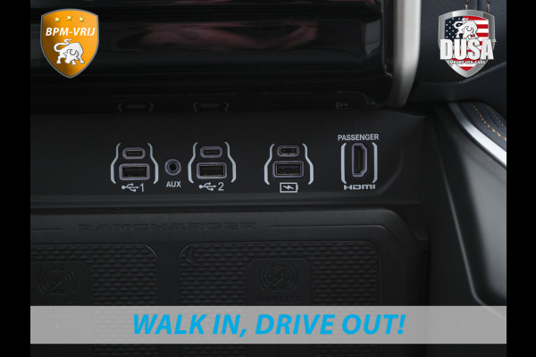 Dodge Ram | 1500 | Tungsten | 3.0L Twin-Turbo Hurricane | High Output | Crew Cab | 4X4 BPM-VRIJ | 14,4 Inch Touchscreen | Passenger-screen | klipsch Audio | Massage stoelen | Indigo Salt Interieur Prijs op aanvraag!