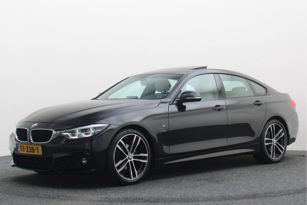 BMW 4 Serie Gran Coupé 420i High Executive Leer, Panoramadak, Cruise, Verwarmd Stuurwiel, Bluetooth, Navigatie, LED, PDC, 19''