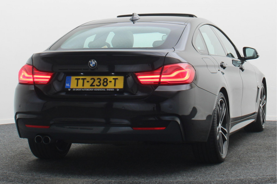 BMW 4 Serie Gran Coupé 420i High Executive Leer, Panoramadak, Cruise, Verwarmd Stuurwiel, Bluetooth, Navigatie, LED, PDC, 19''