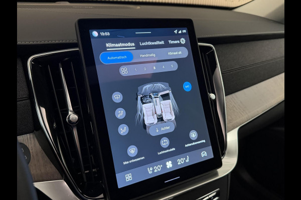 Volvo XC90 2.0 T8 450PK Plug-in hybrid AWD Ultra Dark | Panodak | LED | Leder | H & K | Memory | 360 Camera | Head-Up | Incl. garantie