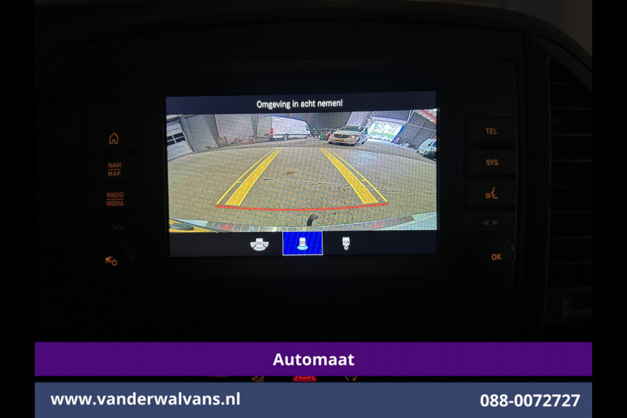 Mercedes-Benz Vito 114 CDI 136pk 9G-Tronic Automaat L3H1 Euro6 Airco | Camera | Apple Carplay | Cruisecontrol | 2500kg Trekhaak Android Auto, Parkeersensoren, Bumper in de kleur