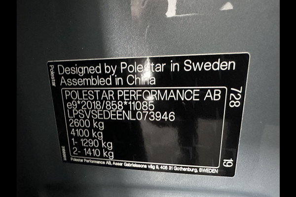 Polestar 2 Long Range Dual Motor 78 kWh [3-Fase-11kW] {SOH-88%} (INCL-BTW) Aut. *PANO | FULL-LED | MEMORY-PACK | CAMERA | KEYLESS | LANE-ASSIST | DIGI-COCKPIT | CARPLAY | DAB+ | HEATED-COMFORTSEATS | CRUISE | TOWBAR | 20''ALU*