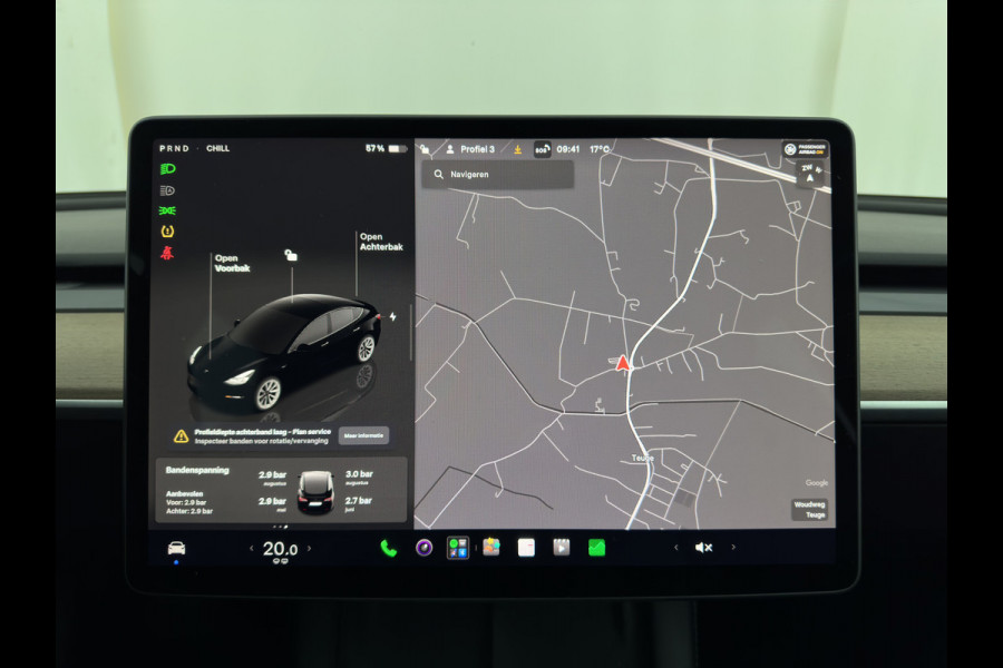 Tesla Model 3 RWD 60 kWh [3-Fase-11kW ] {SoH-88%} (INCL-BTW) Aut. *PANO | LEATHER | KEYLESS | FULL-LED | MEMORY-PACK | TOPVIEW | DAB | CARPLAY | DIGI-COCKPIT | LANE-ASSIST | HEATED-COMFORTSEATS | AUTOPILOT | 19"ALU*