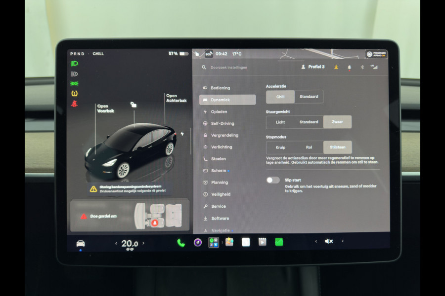 Tesla Model 3 RWD 60 kWh [3-Fase-11kW ] {SoH-88%} (INCL-BTW) Aut. *PANO | LEATHER | KEYLESS | FULL-LED | MEMORY-PACK | TOPVIEW | DAB | CARPLAY | DIGI-COCKPIT | LANE-ASSIST | HEATED-COMFORTSEATS | AUTOPILOT | 19"ALU*