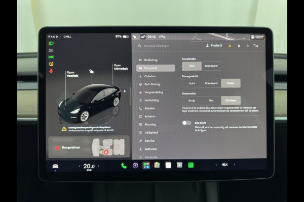 Tesla Model 3 RWD 60 kWh [3-Fase-11kW ] {SoH-88%} (INCL-BTW) Aut. *PANO | LEATHER | KEYLESS | FULL-LED | MEMORY-PACK | TOPVIEW | DAB | CARPLAY | DIGI-COCKPIT | LANE-ASSIST | HEATED-COMFORTSEATS | AUTOPILOT | 19"ALU*