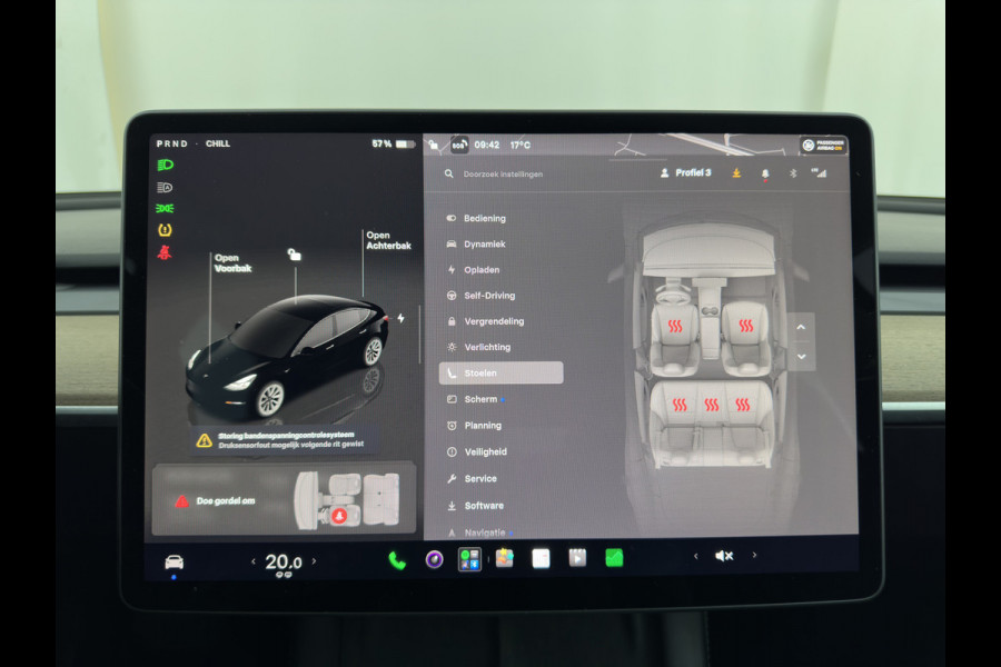 Tesla Model 3 RWD 60 kWh [3-Fase-11kW ] {SoH-88%} (INCL-BTW) Aut. *PANO | LEATHER | KEYLESS | FULL-LED | MEMORY-PACK | TOPVIEW | DAB | CARPLAY | DIGI-COCKPIT | LANE-ASSIST | HEATED-COMFORTSEATS | AUTOPILOT | 19"ALU*