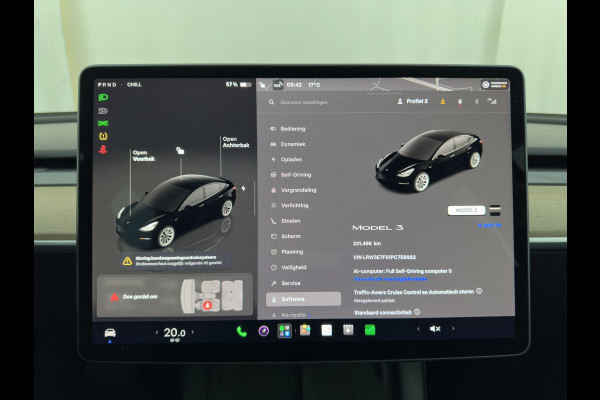Tesla Model 3 RWD 60 kWh [3-Fase-11kW ] {SoH-88%} (INCL-BTW) Aut. *PANO | LEATHER | KEYLESS | FULL-LED | MEMORY-PACK | TOPVIEW | DAB | CARPLAY | DIGI-COCKPIT | LANE-ASSIST | HEATED-COMFORTSEATS | AUTOPILOT | 19"ALU*