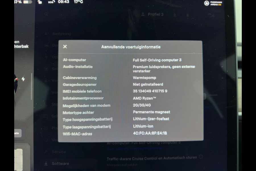 Tesla Model 3 RWD 60 kWh [3-Fase-11kW ] {SoH-88%} (INCL-BTW) Aut. *PANO | LEATHER | KEYLESS | FULL-LED | MEMORY-PACK | TOPVIEW | DAB | CARPLAY | DIGI-COCKPIT | LANE-ASSIST | HEATED-COMFORTSEATS | AUTOPILOT | 19"ALU*