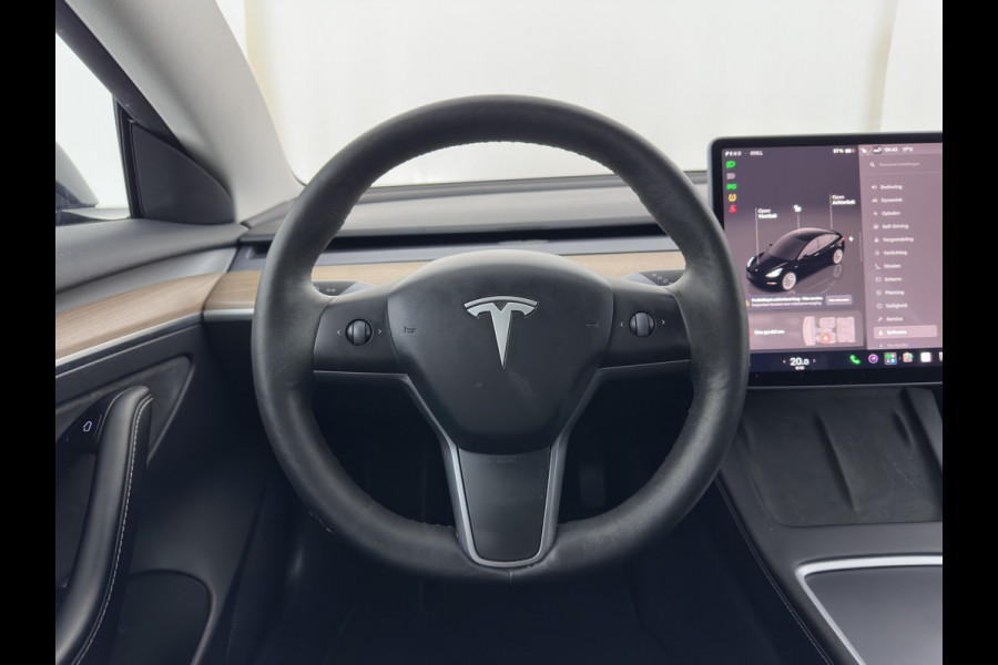 Tesla Model 3 RWD 60 kWh [3-Fase-11kW ] {SoH-88%} (INCL-BTW) Aut. *PANO | LEATHER | KEYLESS | FULL-LED | MEMORY-PACK | TOPVIEW | DAB | CARPLAY | DIGI-COCKPIT | LANE-ASSIST | HEATED-COMFORTSEATS | AUTOPILOT | 19"ALU*