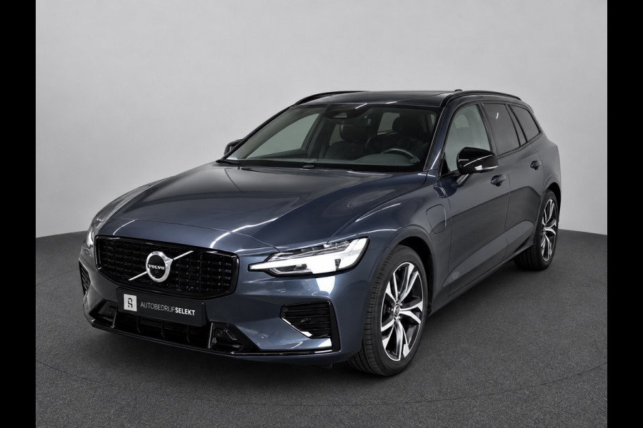 Volvo V60 2.0 T6 Recharge AWD R-Design | SOH 97% | Pano | Memory | Pilot Assist | Denim Blue | Carplay | Keyless