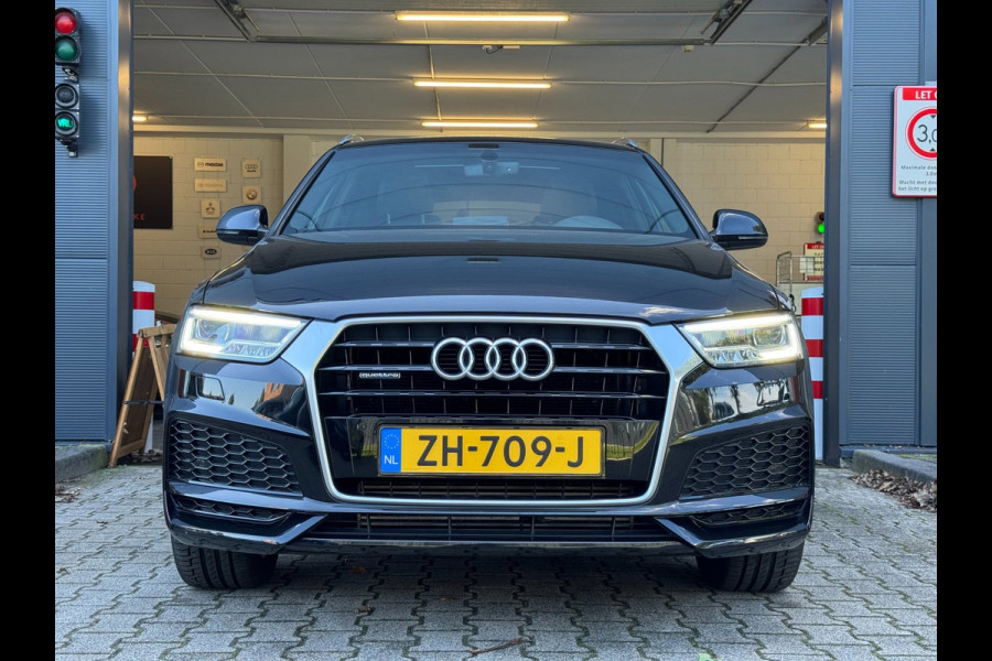 Audi Q3 2.0 TFSI QUATTRO / 3X S-LINE / PANO / KEYLESS / CAMERA / AFN. TREKHAAK / STOELVERW. / LEDER-ALCANTARA / DEALER ONDERH. !